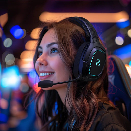 2.4Ghz Wireless Gaming Headset for PS5, Xbox(Wired), PC, Nintendo Switch